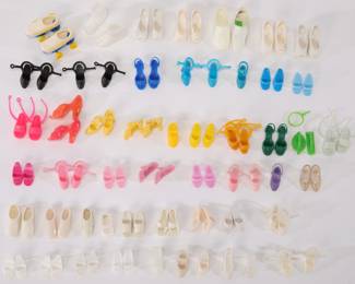 Vintage barbie doll shoes