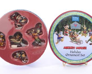 Jim Shore Disney Holiday Ornament Set
