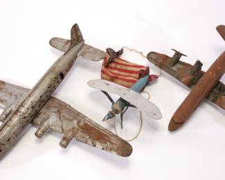 Antique plane toys