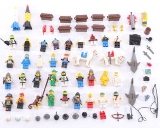 Vintage Lego Mini figs lot