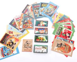 Mickey Mouse & Coca-Cola cards