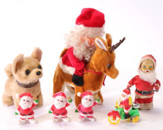 Wind-up Santas 