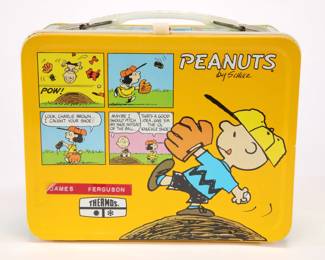 Peanuts Gang metal lunchbox