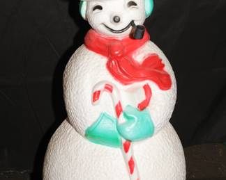 Blow Mold Snowman light