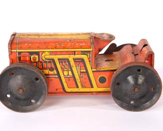 Tin litho wind-up car