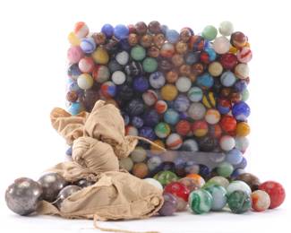 Antique marbles lot