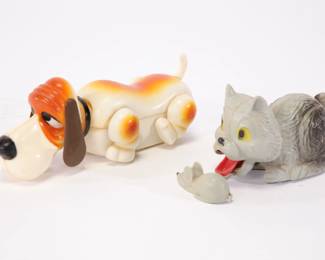 Plastic wind-up toys