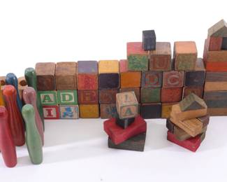 Antique building blocks