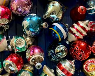 Vintage shiny bright ornaments
