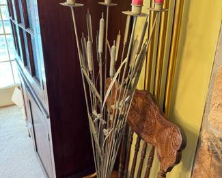 MCM brass candle stick holder 