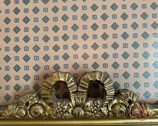 Louis XVI Carved Gold Gilt Mirror