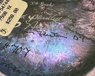 FENTON Limited Edition Felicity Vase - Signed by TOM FENTON