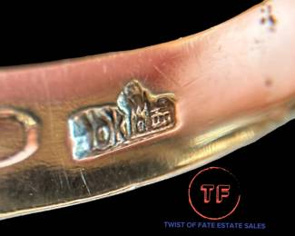 Vintage 10K GOLD Carved Cameo Ring