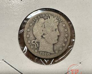 Barber SILVER Halves, Quarters, and Dimes