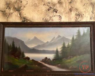 Original Oil by Art Craft Guild for BRANDEIS - Landscape Scene