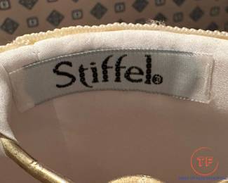 Vintage STIFFEL Brass Candlestick Lamp (2 AVAILABLE)