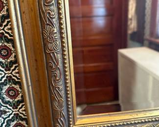 Large Gold Gilt Framed Mirror