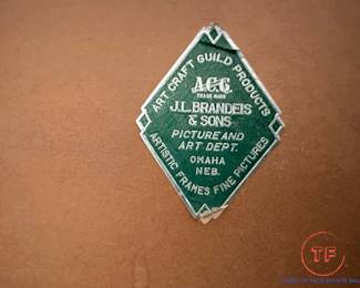 Vintage BRANDEIS ART DEPT "Basket with Fruit" Print by Mortiz Michael Daffinger