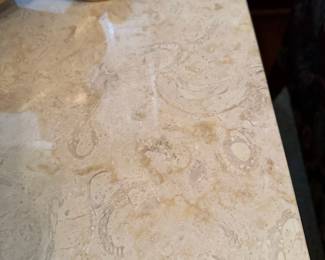 Vintage CFMCO Marble Topped Side Table