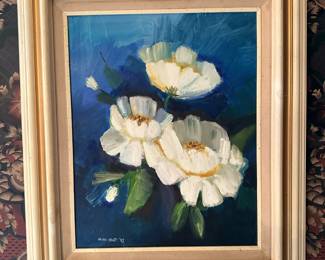 Original Oil on Canvas Still Life by MIMI PRATT