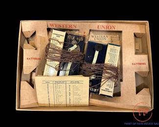 1950's WESTERN UNION De Luxe Radio-Telegraph Signal Set