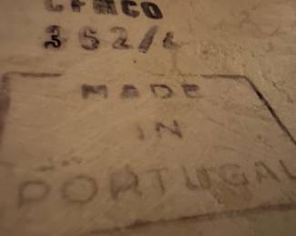 Vintage CFMCO Marble Topped Side Table