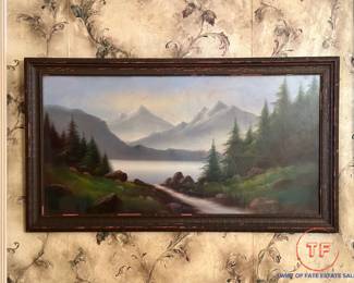 Original Oil by Art Craft Guild for BRANDEIS - Landscape Scene