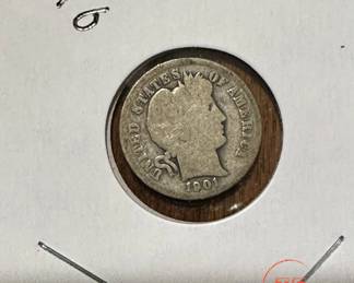 Barber SILVER Halves, Quarters, and Dimes