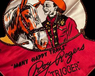 1940's ROY ROGERS Handkerchief Scarf