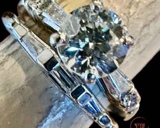 14K GOLD and Diamond Ring Set