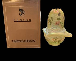 FENTON Limited Edition Hydrangeas Fairy Light
