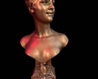 "LYS" Bust in the Style of EMILE PINEDO