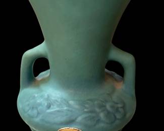 VAN BRIGGLE Double Handle Pottery Vase
