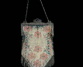 1920's MANDALIAN Lustro Pearl Mesh Bag
