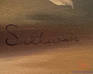 Original Oil on Canvas Still Life Signed SULLIVAN