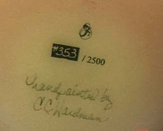 FENTON Limited Edition Burmese Glass Bridal Basket