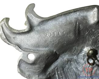 Vintage Cast Aluminum PERSEUS Wall Bust by ROYAL