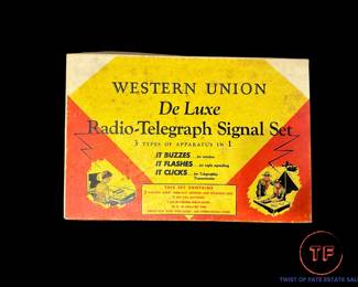 1950's WESTERN UNION De Luxe Radio-Telegraph Signal Set