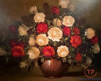 Original Oil on Canvas Still Life Signed SULLIVAN