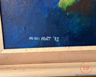 Original Oil on Canvas Still Life by MIMI PRATT