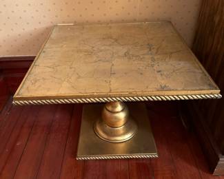 Vintage Hollywood Regency Gold Gilt Side Table