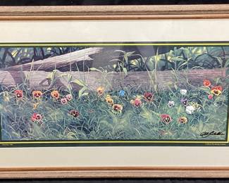 SIGNED BOB TIMBERLAKE VELVET FACES PRINT