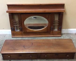 WALL BUTLER & DRESSER TOP GLOVE BOX