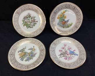 4 LENOX LIMITED EDITION BOEHM BIRD PLATES