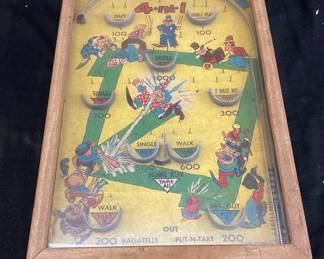 VTG. POOSH-M-UP Jr. PINBALL GAME