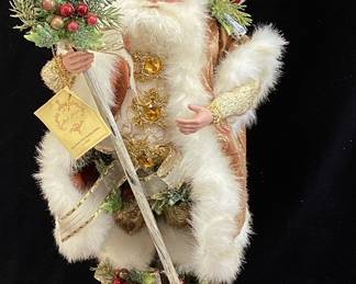MARK ROBERTS ASPEN WOODS FAIRY STOCKING HOLDER, 12'' WITH BOX