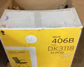 IDESK OROBLANCO BLACK TRAINING OFFICE CHAIR