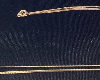 10KT GOLD CHAIN, 2g