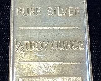 .999 PURE SILVER 1/2 TROY OUNCE