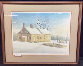 PERRY WEIR SIGNED PRINT, #20/750,